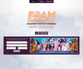 Foamwonderland.com(Foam Wonderland) Screenshot