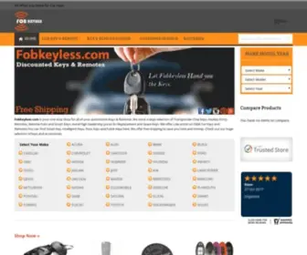 Fobkeyless.com(Fob Keyless) Screenshot