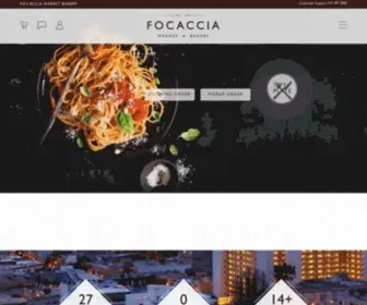 Focacciacatering.com(Focaccia Catering) Screenshot
