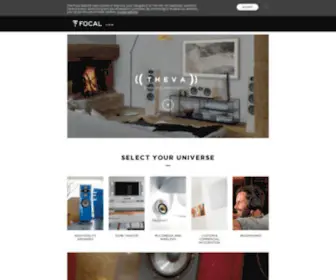 Focal.com(Top-of-the-range speakers and hi-fi equipment) Screenshot