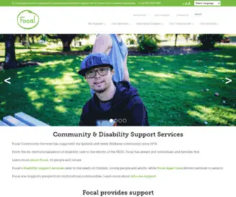 Focal.org.au(Focal Community Services) Screenshot