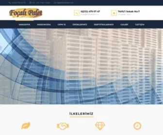 Focalipalet.com(Foçalı Palet Sanayi) Screenshot