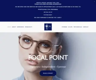 Focalpointopticians.com(Focal Point Opticians) Screenshot