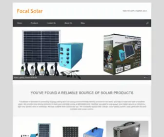 Focalsolar.com(Focal Solar) Screenshot