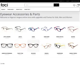 Foci.com.ng(Frames & Style Eyewear) Screenshot