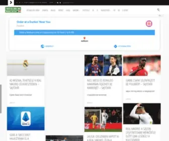 Fociclub.hu(Minden, ami foci) Screenshot