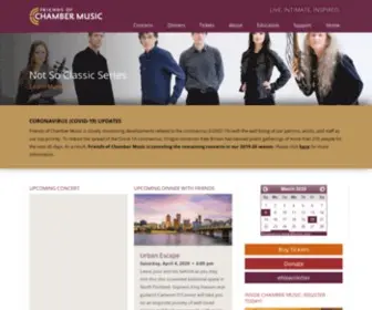 Focm.org(Friends of Chamber Music) Screenshot