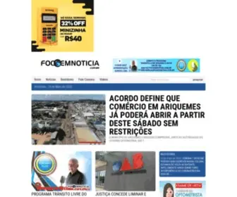 Focoemnoticia.com.br(Focoemnoticia) Screenshot