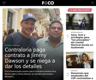 Focopanama.com(Foco Panamá) Screenshot