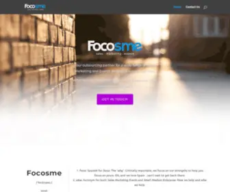 Focosme.com(Marketing & Events Agency for Small and Medium Business) Screenshot