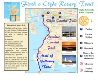 Focrt.org(The Firth o Clyde Rotary Trail) Screenshot