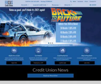 Focus-CU.com(Focus Credit Union) Screenshot