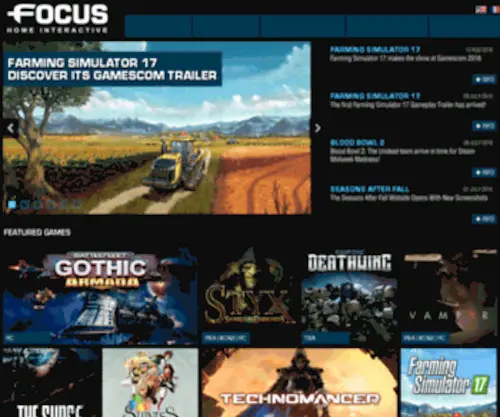 Focus-Home.fr(Focus Home Interactive) Screenshot