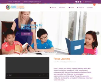 Focus-Learning.ca(Focus Learning) Screenshot