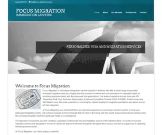 Focus-Migration.com.au(Focus Migration) Screenshot