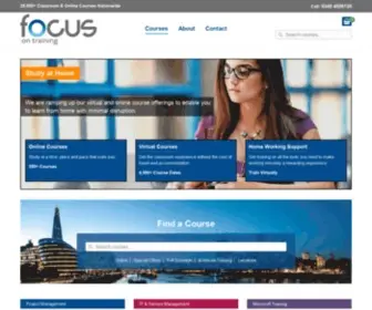 Focus-ON-Training.co.uk(PRINCE2, ITIL, IT & Project Management training) Screenshot