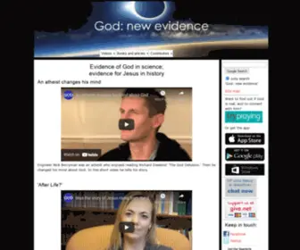 Focus.org.uk(God new evidence) Screenshot