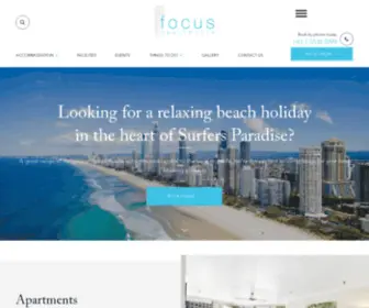 Focusapartments.com.au(Surfers Paradise Accommodation) Screenshot