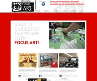 Focusartonline.org(Focus Art Online) Screenshot