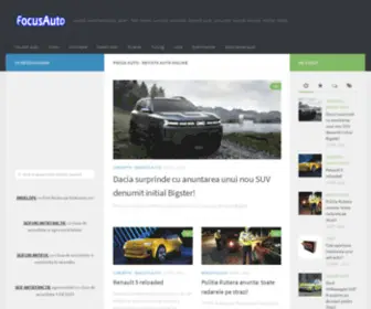 Focusauto.ro(Noutati din lumea auto) Screenshot