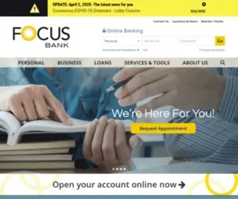 Focusbank.com(Focus Bank) Screenshot