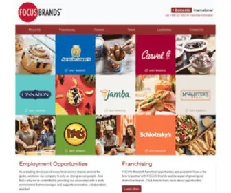 Focusbrands.com(Focus Brands) Screenshot