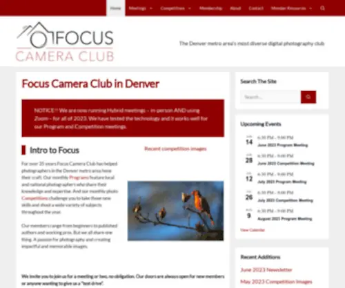 Focuscolorado.com(Focus Camera Club) Screenshot