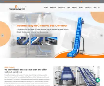 Focusconveyor.com(Customized Bucket Elevator & Conveyor Manufacturer) Screenshot