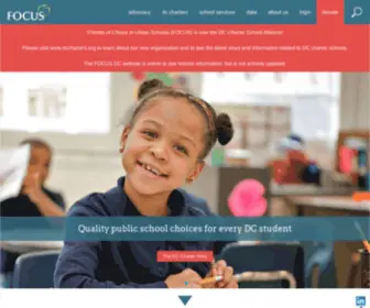 Focusdc.org(Quality public school choices for every DC student) Screenshot