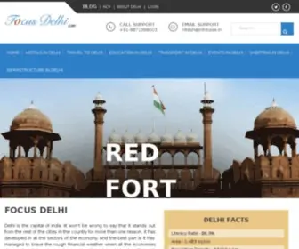 Focusdelhi.com(Focus on Delhi Information) Screenshot