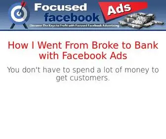 Focusedfbads.com(Focused Facebook Ads) Screenshot