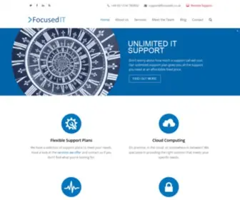 Focusedit.co.uk(A leading provider of IT support in Jersey) Screenshot