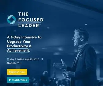 Focusedleader.com(The Focused Leader) Screenshot