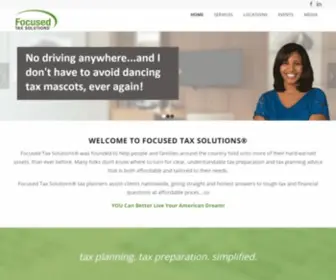 Focusedtax.com(Tax planning) Screenshot