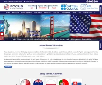 Focusedu.org(Study Abroad Consultants) Screenshot