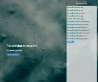 Focuseducation.com(Ifocus by Focus Education) Screenshot