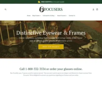 Focusers.com(Glasses Online) Screenshot