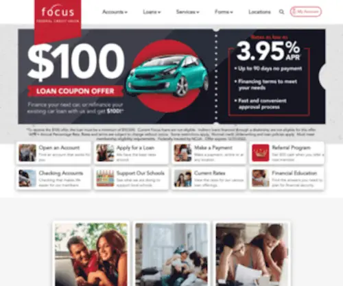 Focusfcu.org(Focus Federal Credit Union OKC) Screenshot