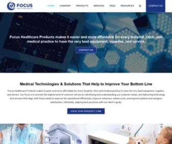 Focushealthcareproducts.com(Focus Heathcare Products) Screenshot