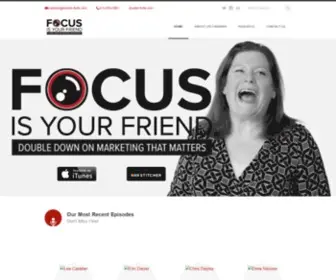 Focusisyourfriend.com(Focus Is Your Friend Home) Screenshot