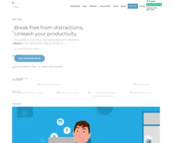 Focusme.co(Get productive NOW) Screenshot