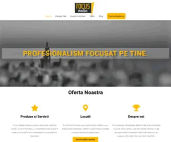 Focusmedia.ro(Profesionalism focusat pe tine) Screenshot