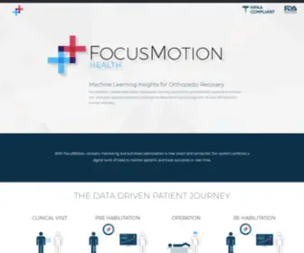 Focusmotion.io(Home Page) Screenshot