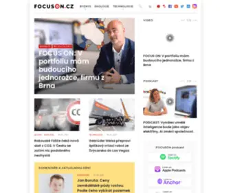Focuson.cz(Hlavní stránka) Screenshot