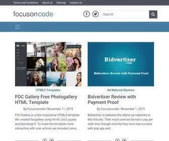 Focusoncode.com(Free web development tutorials and resources) Screenshot