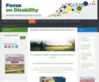Focusondisability.org.uk(Focus on Disability) Screenshot