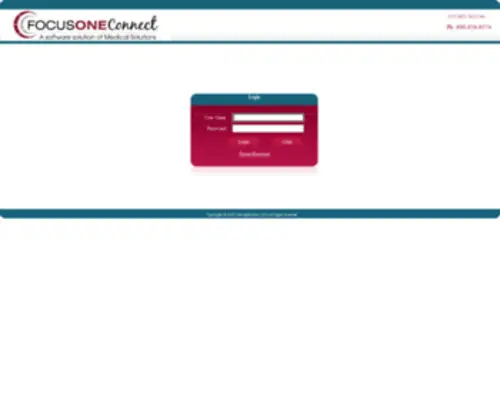 Focusoneconnect.com(Focusoneconnect) Screenshot