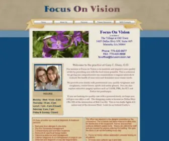 Focusonvision.net(Focus On Vision) Screenshot