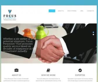 Focuspersonnel.co.za(Providing The Service You Deserve) Screenshot