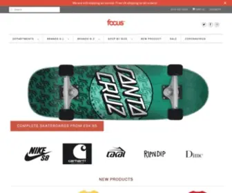 Focuspocus.co.uk(Focus Skateboard Store Edinburgh) Screenshot